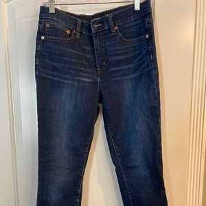 J Crew Stretch Dark Denim Jeans
